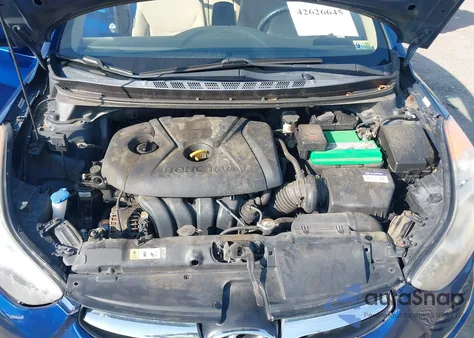 2013 Hyundai Elantra Gls from USA, damaged, VIN KMHDH4AEXDU598166